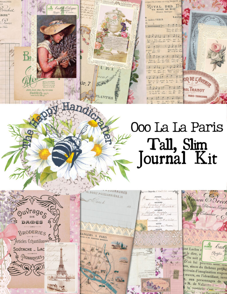 Ooo La La Paris Junk Journal Digital Kit