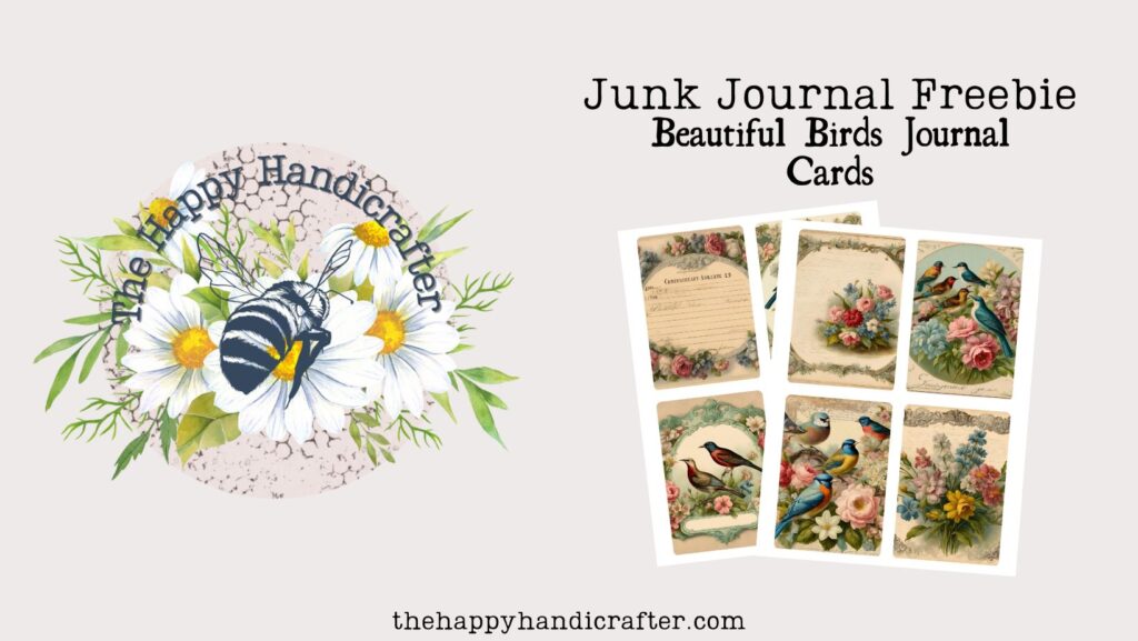 junk journal freebie - journal cards