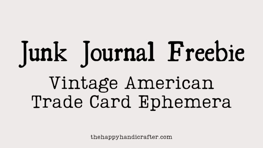American Trade Card Ephemera
