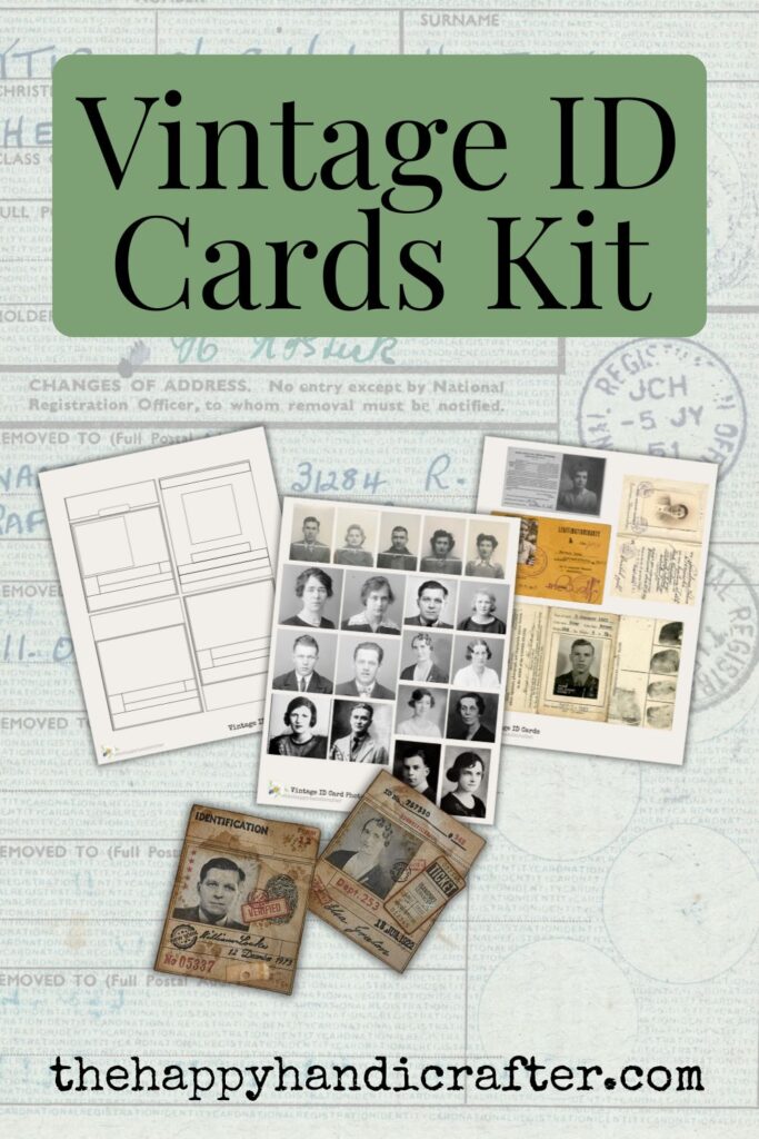 Vintage ID Cards Kit